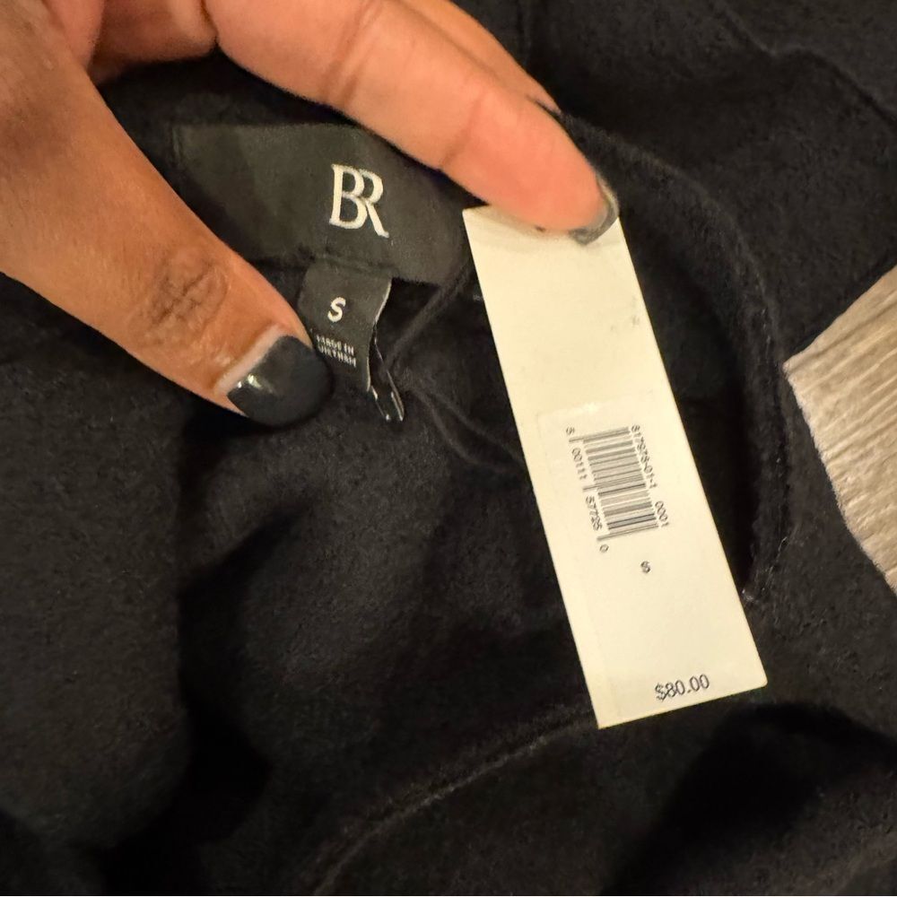 Banana Republic Black boatneck wool top black size s - Picture 7 of 7
